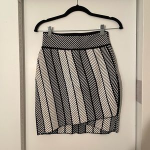 maje asymmetrical bodycon skirt